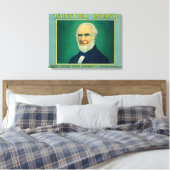 Whittier Lemon LabelWhittier, CA Leinwanddruck (Insitu (Schlafzimmer))