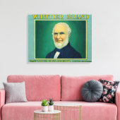 Whittier Lemon LabelWhittier, CA Leinwanddruck (Insitu (Wohnzimmer))