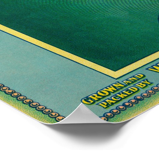 Whittier Lemon LabelWhittier, CA Poster (Ecke)