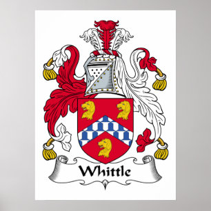 Whittle Familienwappen Poster