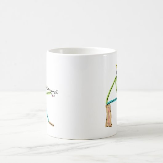 Whittling Stickman Kaffeetasse (Mittel)