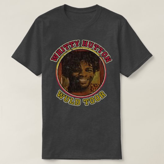 Whitty Hutton 70er VINTAG RETRO STYLE T-Shirt (Design vorne)