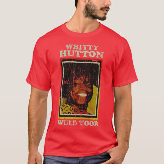 Whitty Hutton Wuld Toor 80er VINTAG RETRO STYLE T-Shirt