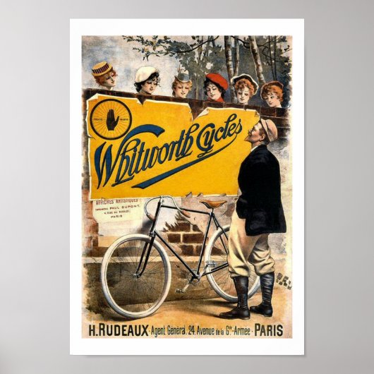 Whitworth Cycles Poster (Vorne)
