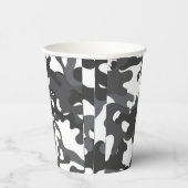 Whity and Gray Camouflage Paper Cups Pappbecher (Rechts)