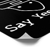 Who All Seen A Leprechaun' Funny St Patricks Day  Poster (Ecke)