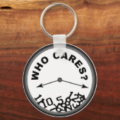 Who Cares Clock Schlüsselanhänger (Vorderseite)