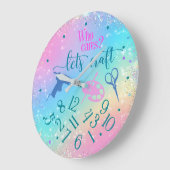 Who Cares  Große Wanduhr (Winkel)