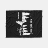 Who Cut One_ Funny Design Fleecedecke (Vorderseite (Horizontal))