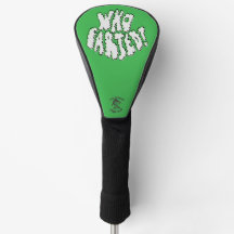 Who Farted Funny Golf Green Puff Lettering