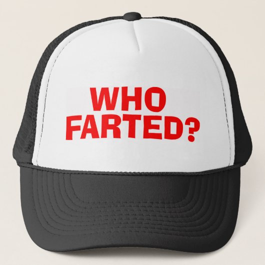 WHO FARTED TRUCKERKAPPE (Vorderseite)