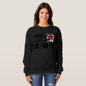 Who Gives A Split Bowling Player Lover Bowler Funn Sweatshirt (Vorne ganz)
