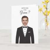 Who Has The Groom Scratch Off Game Bridal Shower Karte (Gelbe Blume)