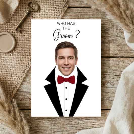 Who Has The Groom Scratch Off Game Bridal Shower T Dankeskarte