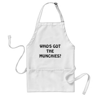 WHO hat DAS MUNCHIES? Schürze