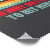 Who Is Mark And Why Do I Have To Hit Him Funny Bow Poster (Ecke)