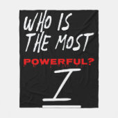 Who Is The Most Powerful? I Fleecedecke (Vorderseite)