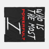 Who Is The Most Powerful? I Fleecedecke (Vorderseite (Horizontal))