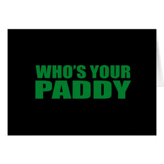 WHO ist IHR PADDY?
