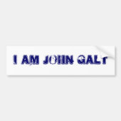 WHO IST JOHN GALT AUTOAUFKLEBER (Vorne)