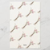 Who knows mommy best? Whimsical Pajama Animals Briefpapier (Rückseite)