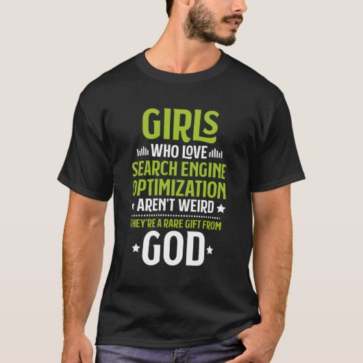 Who Liebe Search Motor Optimization Seo T-Shirt (Vorderseite)