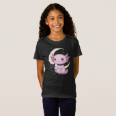 Who Loves Axolotls with Cats -Cute Axolotl T-Shirt (Vorne ganz)