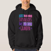 Who needs superheroes we have grandpa hoodie (Vorderseite)