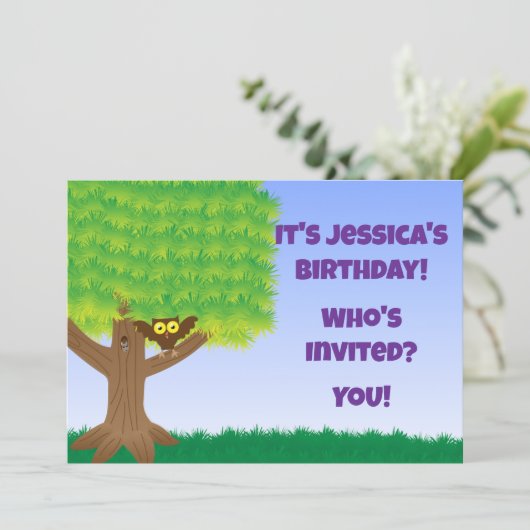 WHO’s Invited? YOU! Invitation Einladung (Stehend Vorderseite)