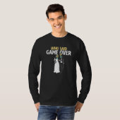 Who Said Game Over  Pineapple Swinger Wedding Brid T-Shirt (Vorne ganz)