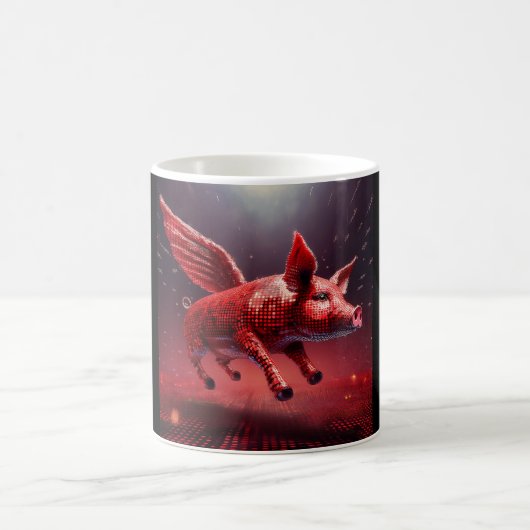 Who Says Pigs Can't Fly! Kaffeetasse (Mittel)