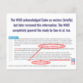 WHO weiß Culex sind Zika Vector von RoseWrites Flyer (Vorne)