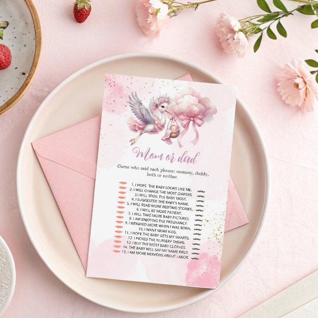 Who Will Baby Be Like? Mom or Dad Game Pink Theme  (Von Creator hochgeladen)