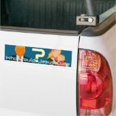 Who Would Jesus Cure? Bold Moral Question Activist Autoaufkleber (Auf Lkw)