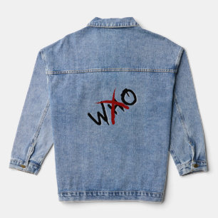 WHO X Graffiti Jeansjacke