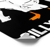 Who You Calling Silly Goose Funny Gym Meme  Poster (Ecke)