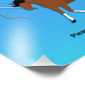 WHOA Horse Barn Sign Fotodruck (Ecke)