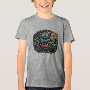 Whoa, ich kenne Kung Fu – Retro-Action-T-Shirt Tri-Blend Shirt