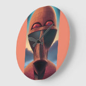 Whoa Ken Gage Psychedelic Sci-Fi Große Wanduhr (Winkel)