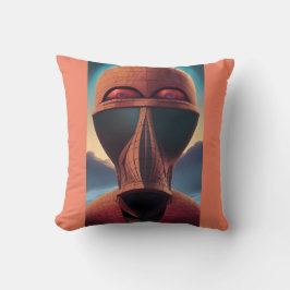 Whoa Ken Gage Psychedelic Sci-Fi Kissen