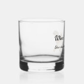 Whoa! Langsam, Eichhörnchen Anpassbarer Text Whiskyglas (Links)