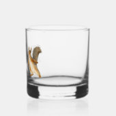 Whoa! Langsam, Eichhörnchen Anpassbarer Text Whiskyglas (Rechts)