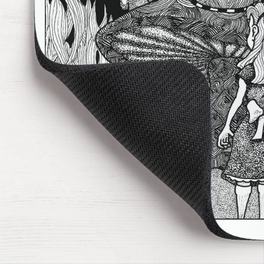 whoareyoubw mousepad (Ecke)