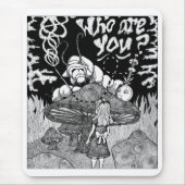 whoareyoubw mousepad (Vorne)