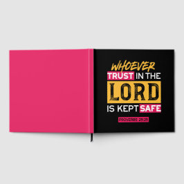 Whoever Trusts in the Lord Is Kept Safe Quote Gästebuch
