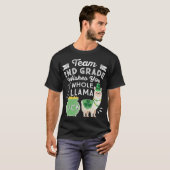 Whole Llama Luck Second Teacher St. Patricks Day 2 T-Shirt (Vorne ganz)