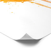 Whole Orange Fruit Poster (Ecke)