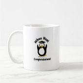 whoo hoo Glückwunsch-Abschluss Penguin Kaffeetasse (Links)