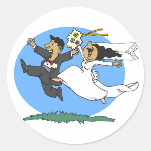 Whoo Hoo Wedding Sticker (Vorderseite)
