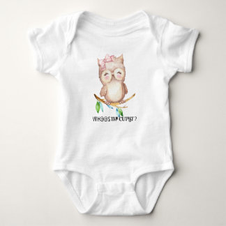 Whoo ist die Niedliche Baby-Kleidung, Eule Baby Strampler